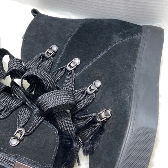 J SLIDES - WOMEN'S WHITNEY BOOTS - BLACK SUEDE SIZE 7.5M - Picture 7 of 17